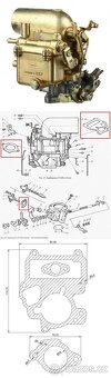 Těsnění karburátoru GAZ 69,UAZ,K-750,URAL,ZIL130/131,ROBUR - 6