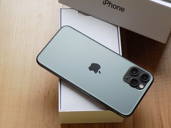APPLE iPhone 11 Pro 64GB Midnight Green - ZÁRUKA - TOP STAV - 6