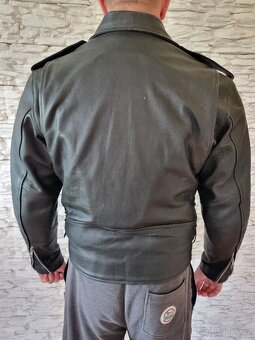 Kožený křivak / bunda L RSA na motorku - 6
