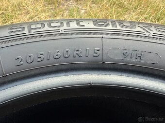 4x Letní pneu Dunlop Sport BluResponse - 205/60 R15 - 90% - 6