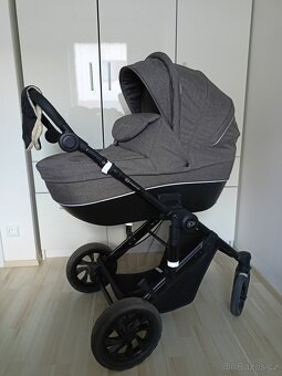 Kinderkraft Prime Lite šedý 2v1 2020 + příslušenství - 6
