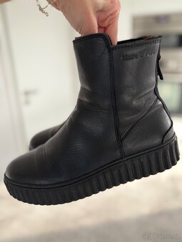 Kotníčkové kožené boty Marc O'Polo - 6