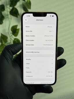 iPhone 13 Pro 256GB zlatý - 100% baterie - 6