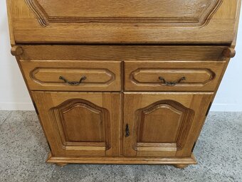 Rustikální sekretář, komoda, masív, Nábytek s příběhem - 6