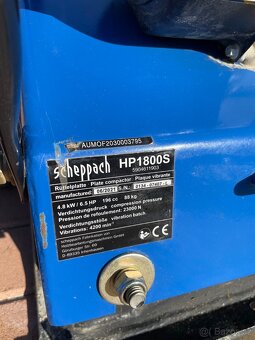 Zapůjčení vibrační desky Scheppach HP 1800s - 6