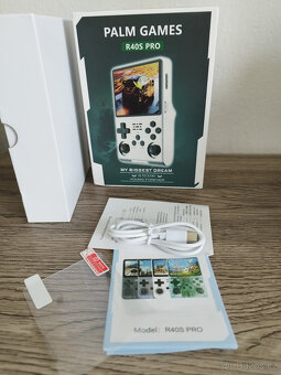 Handheld konzole R40S PRO (verze ArkOS 2.0) 30000 her -bílá - 6