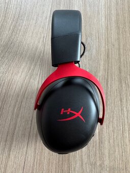 Herní sluchátka - HyperX Cloud III Wireless - Red - 6