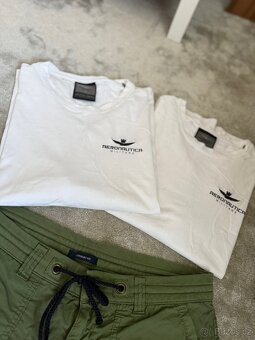 Kapsáčové kratasy + 2x trička Aeronautica - 6