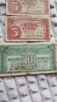 Bankovky -3 kusy - 6