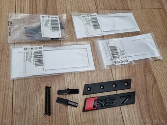 AUDI Napis logo znak S3 RS3 S4 RS4 S5 S7 RS7 RS6 SQ7 SQ8 - 6