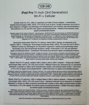 iPad Pro 11, 3. gen, 2021, wifi+GSM, 128 GB + klavesnice - 6
