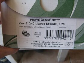 Sante sandalky vel. 26, vnitřní stélka 16,6 cm - 6