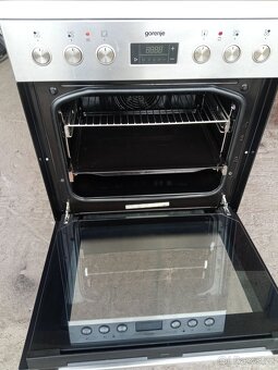 Elektrický sklokeramický sporák Gorenje( nerez+černá ) 60 cm - 6