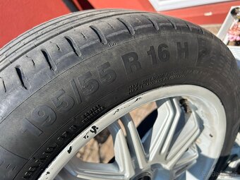 Alu kola PDW 4x100 R16 - 195/55/16 Continental - 6
