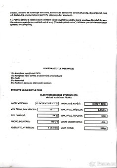 Elektrokotel PK 30, 5-30 KW , NOVÝ - 6