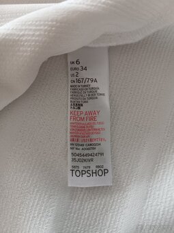 Bílé šaty Topshop - 6