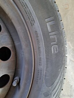 Plechové kola s pneu Nokian 195/65 R15 91H - 6