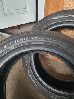 215 50 r 17 dezén 99% R 17 215/50 letní pneumatiky pneu kola - 6