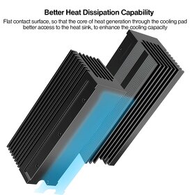 JEYI M.2 HeatSink pasivní chladič na NVMe SSD - 6