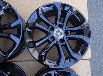 Alu disky Mercedes 17", 5x112, ET 48,5 , šířka 7J - 6