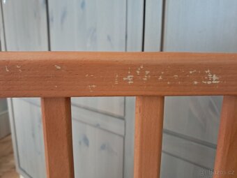 Dětská postýlka Scarlett Méďa buk, barva olše, stahovací bok - 6