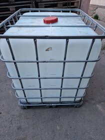 Ibc kontejner, barel, bečka, sud, nádrž 1000 litrů - 6