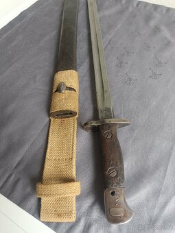 Anglický bajonet, bodák Enfield 1907 .... Závěsník - 6