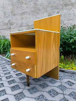 Retro noční stolek Mojmír Požár - Brusel Expo 58 - 6