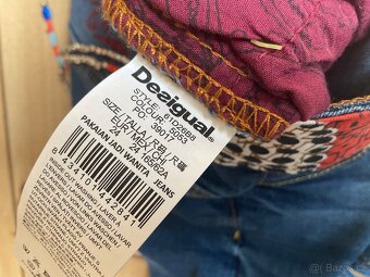 NOVÉ- dám šortky s korálky-Desigual- 24 ( XS/ 34) - 6