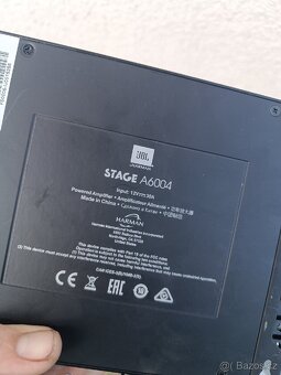 Zesilovač audio JBL stage A6004 4x 60w - 6