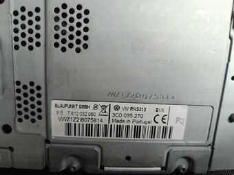 Originální autorádio VW RNS310 - 6