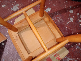 RETRO Stolička TON,vzácná - 6