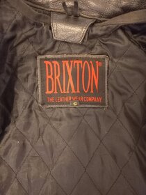 Kožená bunda na motorku Brixton vč. chráničů vel. S - 6