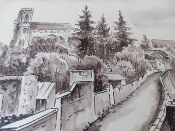 RUČNĚ MALOVANÝ TALÍŘ TESSIER VILLENAUXE-LA-GRANDE FRANCIE - 6