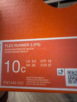 Prodám nové dětské boty Nike Flex Runner 3 - 6