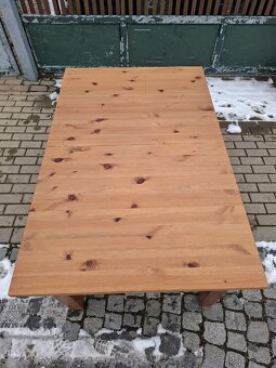 Dřevěný íidleni stůl rozkládací - 6