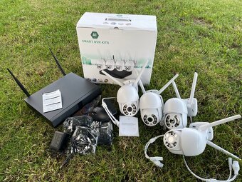 Wifi kamerový set / bezpečnostní kamery 4ks otočné - 6