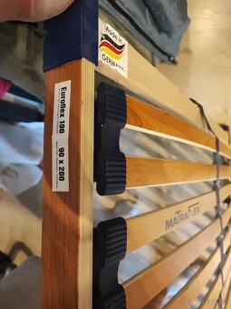 Prodám 2x lamelový rošt Matraflex 90x200 cm T6 150kg - 6