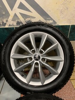 Alu kola Škoda R16 5X112 ZÁNOVNÍ CELOROČNÍ PNEU 205/55 R16 - 6