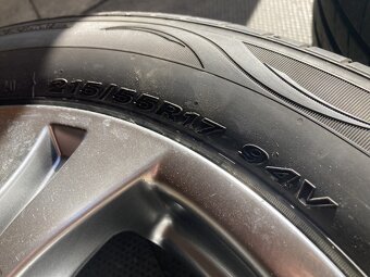 Alu kola VW PASSAT / SUPERB 5/112 letní pneu 215/55R17 - 6