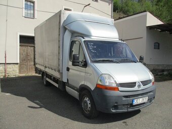 RENAULT MASTER 2.5 DCi  - valník plachta, 1 majitel, DPH - 6