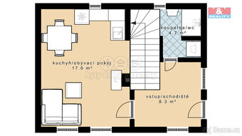 Pronájem chalupy, 61 m², Bechyně - 6