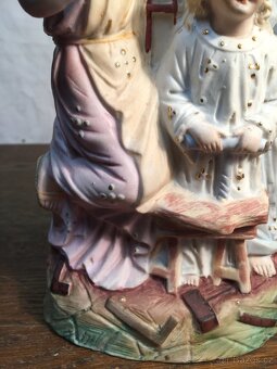 Žacléř Svatá trojice porcelánová soška Marie Ježíš Josef - 6