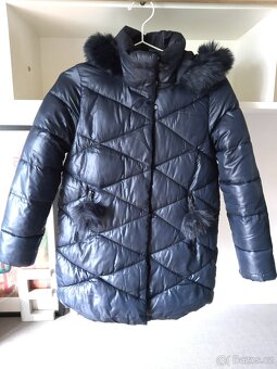 Zimní Bunda kabát PEPCO v. 134/140 – JAKO NOVÁ - 6