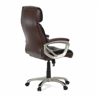 Kancelářské křeslo, hnědá ekokůže, KA-Y284 BR - 6