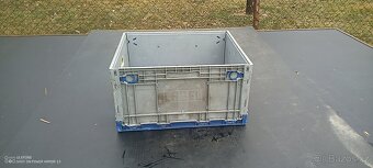 Plastové bedny 59x49x31 skládací průmyslové - 6