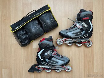 Kolečkové brusle Bladerunner PRO XT velikost 43 + chrániče - 6