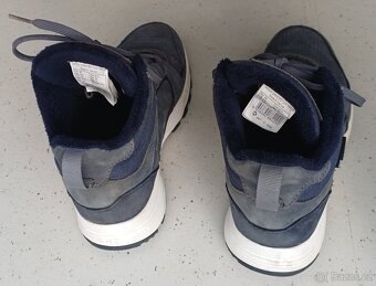 Dětské zimní turistické nepromokavé kožené boty velikost 39 - 6