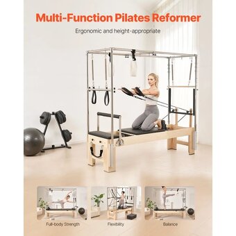 Pilates reformer, stroj na cvičení - 6