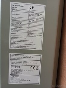 LPG karma, průtokový ohřívač, 18 nebo 10 litrů/min - 6